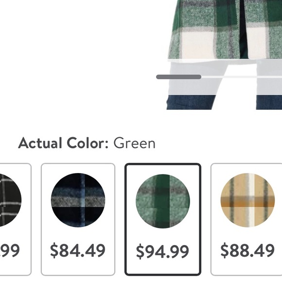 Allegra K Women's Plaid Shawl Collar Winter Coat - Picture 2 of 2